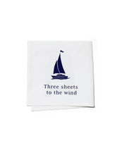 Load image into Gallery viewer, Cocktail Napkins Set of 4- Three Sheets to the Wind

