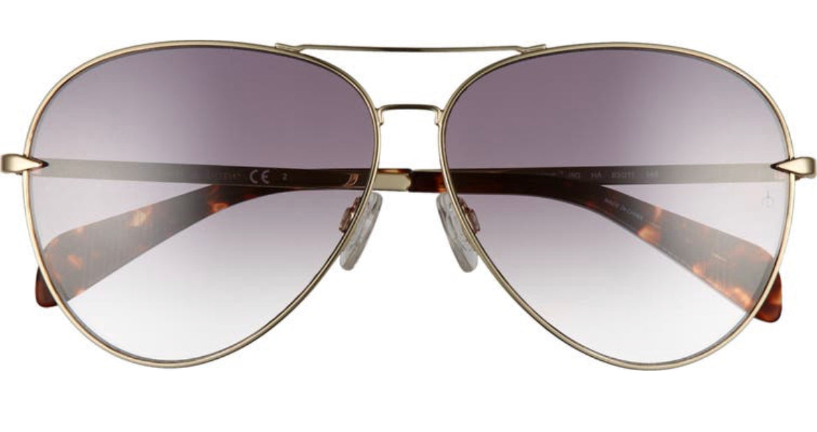 Rag and Bone Aviator outlets Grey Shaded Sunglasses